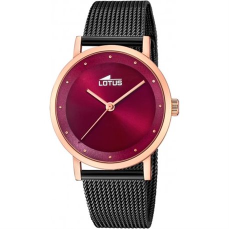 Reloj Lotus Trendy 18880/1 acero mujer burdeos