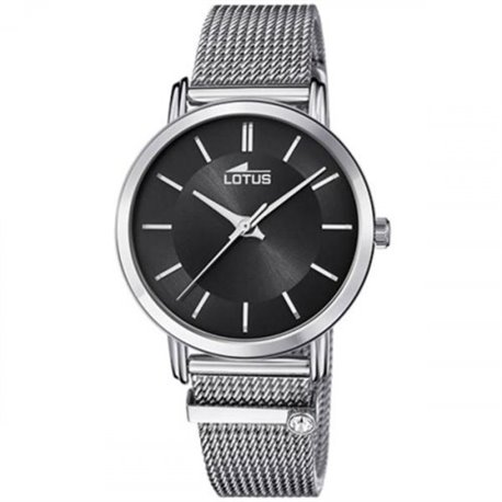 Reloj Lotus Trendy 18737/4 acero mujer negro