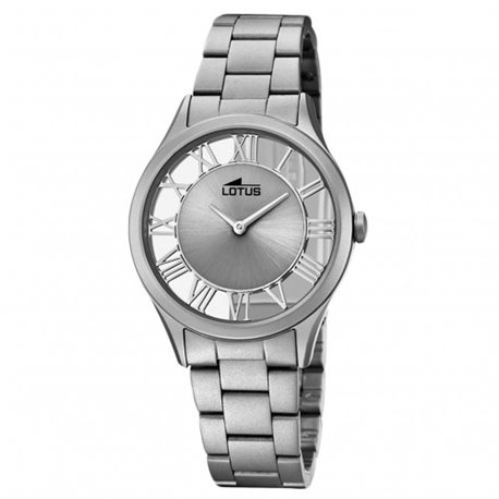 Reloj Lotus Trendy 18398/1 mujer acero gris