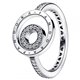 Anillo Pandora 192316C01-54 círculos circonitas