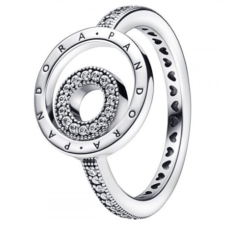 Anillo Pandora 192316C01-54 círculos circonitas