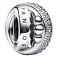 Charm Pandora 792317C01 logo y pavé