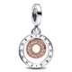 Charm colgante Pandora 782287C01 círculos bitono