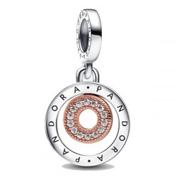 Charm colgante Pandora 782287C01 círculos bitono