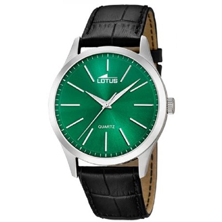 Reloj Lotus Minimalist 15961/B acero y piel verde