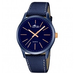 Reloj Lotus Minimalist 18166/2 hombre acero azul