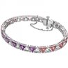 Pulsera Swarovski Ortyx 5614928 triangular rosa