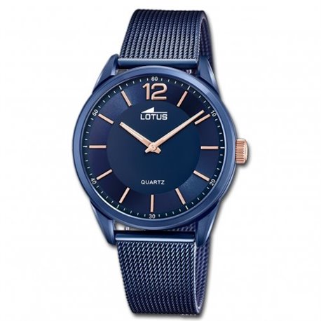 Reloj Lotus Minimalist 18735/1 hombre acero azul