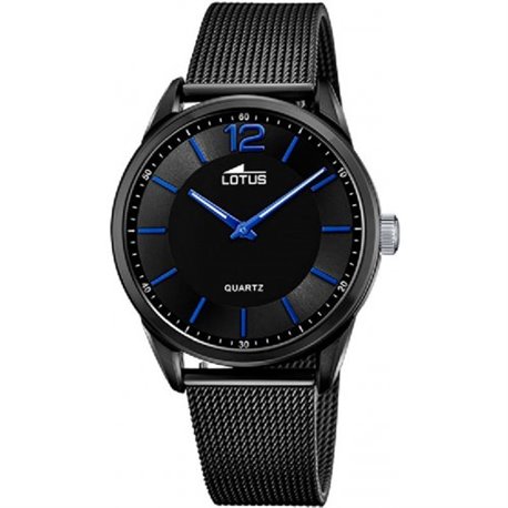 Reloj Lotus Minimalist 18736/2 hombre acero negro