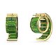 Pendientes de aro Swarovski 5629297 Matrix verdes