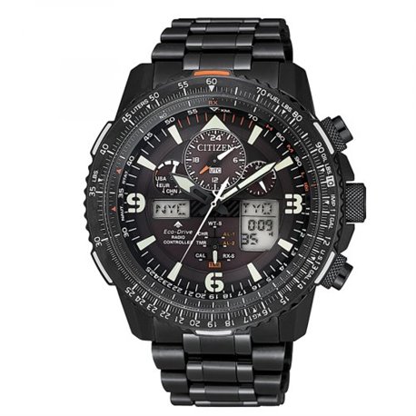 Reloj Citizen Super pilot JY8075-51E acero hombre