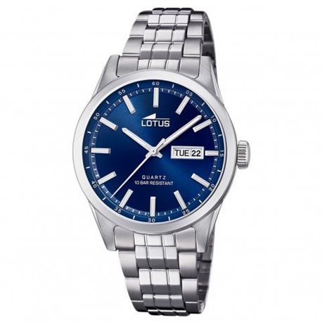 Reloj Lotus Acero clásico 18670/3 hombre azul