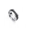 Anillo Viceroy 15144A02200 acero cadena negro