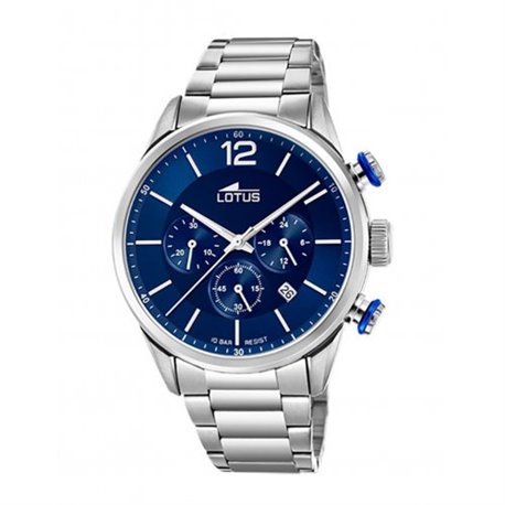 Reloj Lotus Chrono 18688/1 acero hombre azul