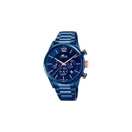 Reloj Lotus Chrono 18680/2 acero hombre azul