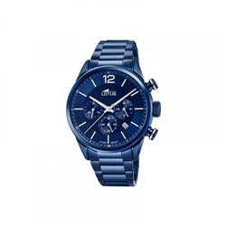 Reloj Lotus Chrono 18680/1 acero hombre azul