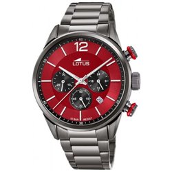 Reloj Lotus Chrono 18686/5 acero hombre rojo