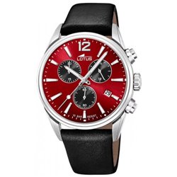 Reloj Lotus Chrono 18691/5 hombre acero y piel