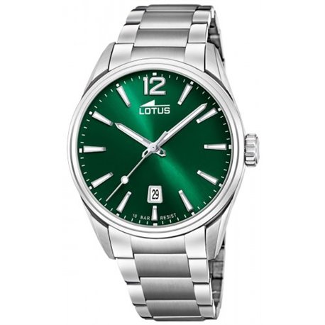 Reloj Lotus Chrono 18692/4 hombre acero verde