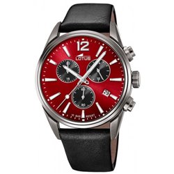 Reloj Lotus Chrono 18683/5 hombre acero y piel