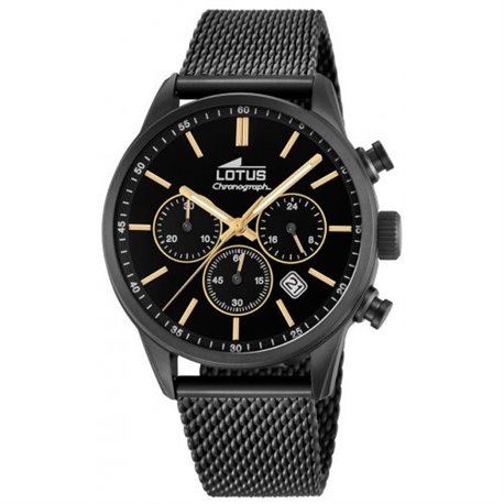 Reloj Lotus Chrono 18700/2 hombre malla de acero 