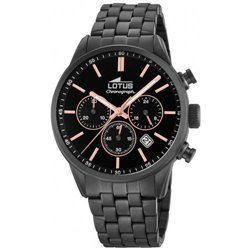 Reloj Lotus Chrono 18668/2 hombre acero rose