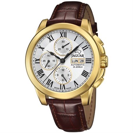 Reloj Jaguar Automático J976/1 hombre chapado oro