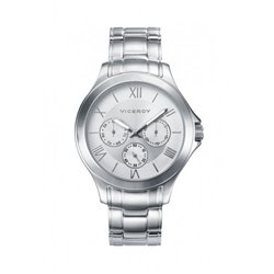 Reloj  Viceroy 47895-03 Hombre Blanco Acero Multifunción