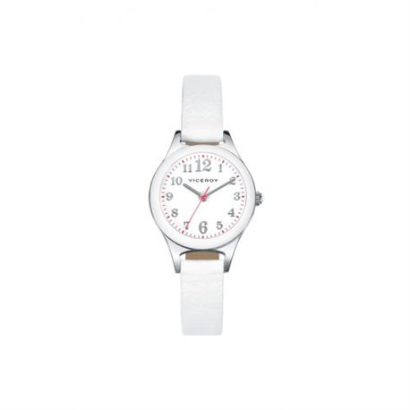 Reloj  Viceroy 46902-05 Niño Blanco Piel Cuarzo