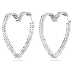 Pendientes de aro Swarovski Matrix 5647591 blanco