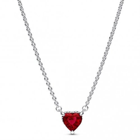 Collar Pandora Timeless 392542C01-45 Corazón rojo