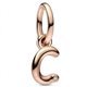 Charm colgante Pandora Moments 782472C01 Letra c