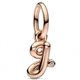 Charm colgante Pandora Moments 782535C01 Letra g