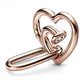 Link doble Pandora ME 782530C01 corazón clavado