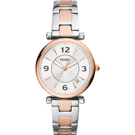 Reloj Fossil Carlie ES5156 mujer acero dos tonos