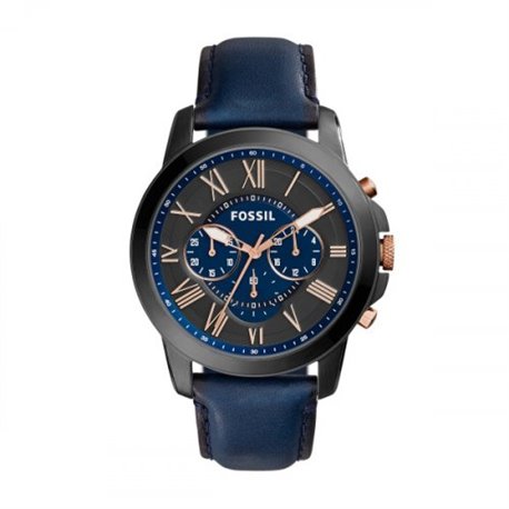 Reloj Fossil Grant FS5061 hombre acero y cuero