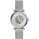 Reloj Fossil Carlie ME3176 mujer acero automático