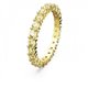 Anillo Swarovski Matrix 5658664 amarillo tono oro