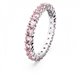 Anillo Swarovski Matrix 5658856 rosa baño rodio