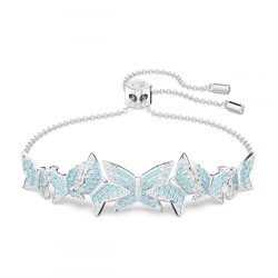 Pulsera Swarovski Lilia 5662184 mariposa azul