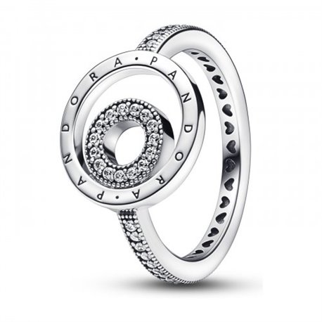 Anillo Pandora 192316C01-52 círculos circonitas