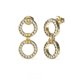 Pendientes Guess JUBE03166JWYGT-U Circle Lights