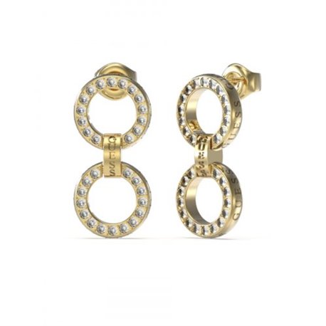 Pendientes Guess JUBE03166JWYGT-U Circle Lights