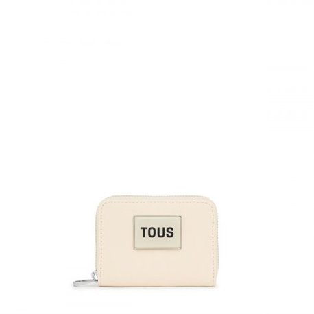 Monedero mediano Tous 395901167 Sylvia beige