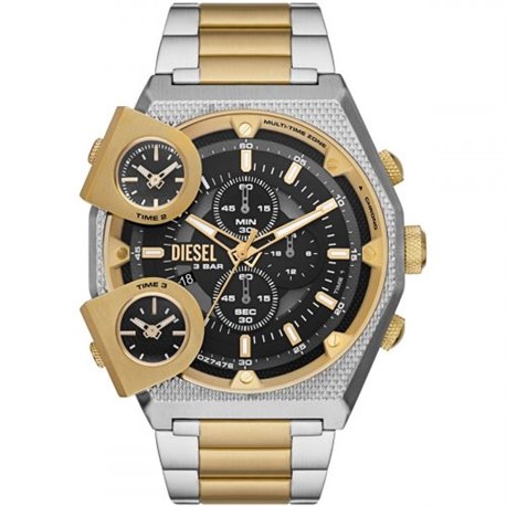 Reloj Diesel Sideshow DZ7476 hombre acero bicolor