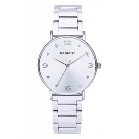 Reloj Radiant Cozy RA597201 mujer acero plateado