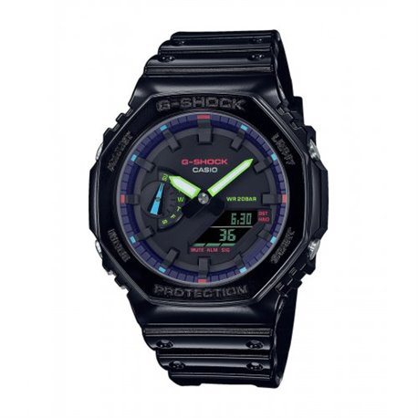 Reloj Casio G-Shock GA-2100RGB-1AER resina hombre