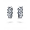 Pendientes Swarovski de aro Matrix 5658650 grises