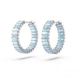 Pendientes Swarovski de aro Matrix 5659037 azules