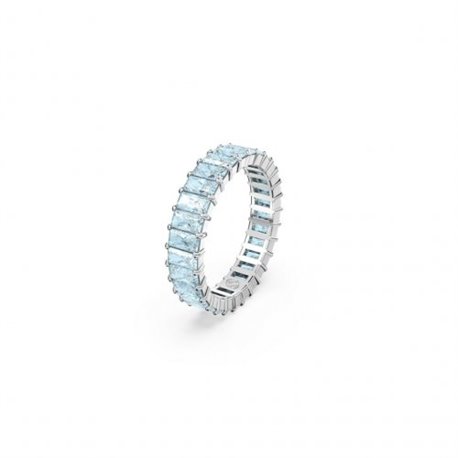 Anillo Swarovski Matrix 5661907 baguette azules